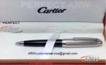 Perfect Replica Newest Replica Cartier Ballpoint Dandy Pen - Black and Silver Barrel